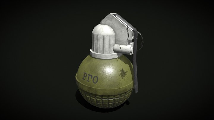 RGO Grenade 3D Model