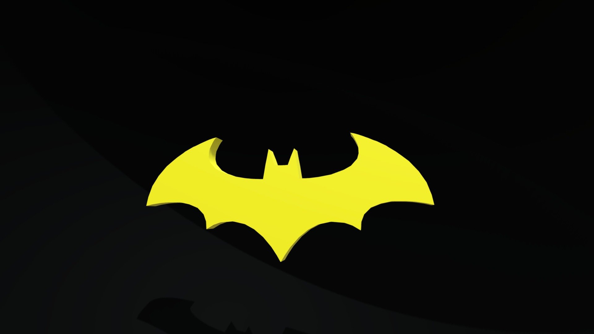 Batman Logo - 3D model by Szado [c27f6ec] - Sketchfab