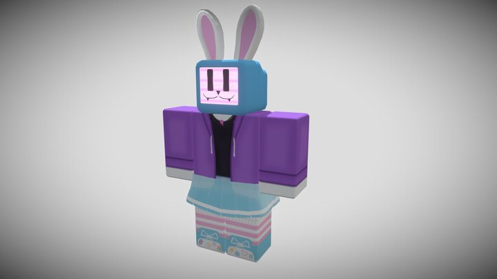Melanie Regretevator Fanmade R6 Rig (Roblox) 3D Model