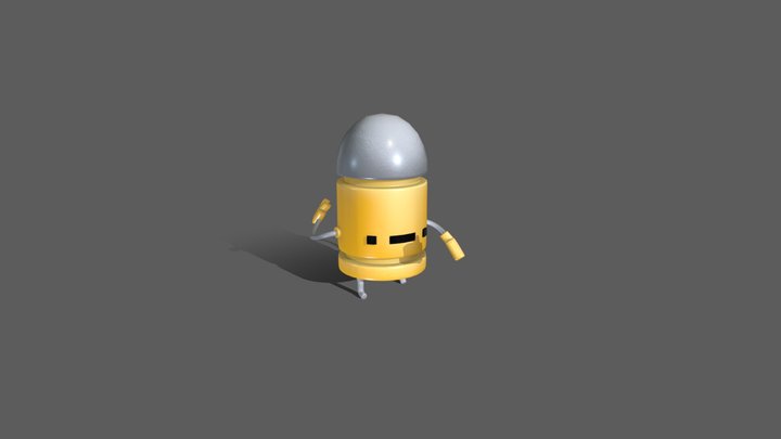 Ennemy from the game "Enter the Gungeon" 3D Model