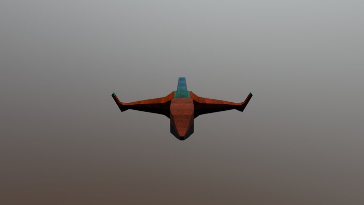 My First 3D Model (Spaceship) 3D Model