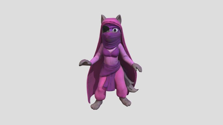 Akira the Bellydancer Wolf