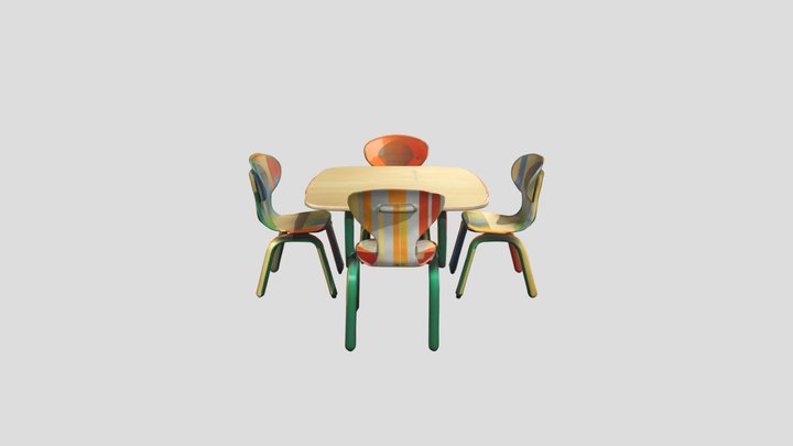 Mobiliario Escolar – Free 3D Model STL
