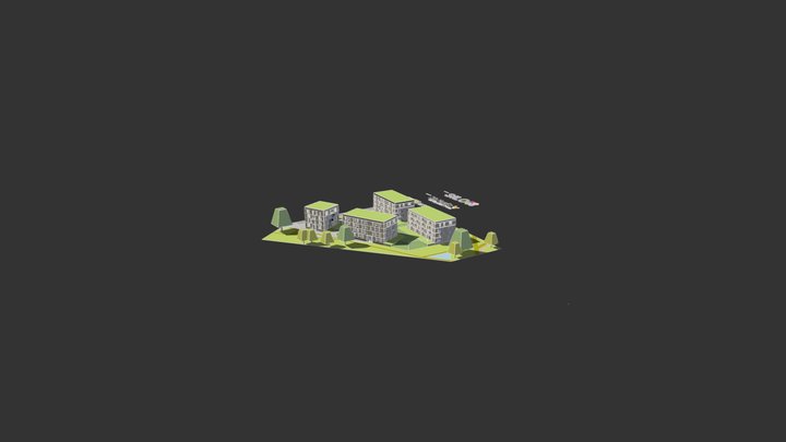 SILO - kwatera 3D Model
