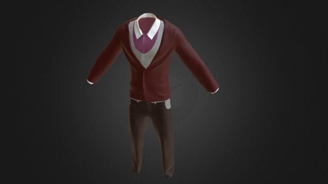 19 3-PIECES SUIT 3D Model