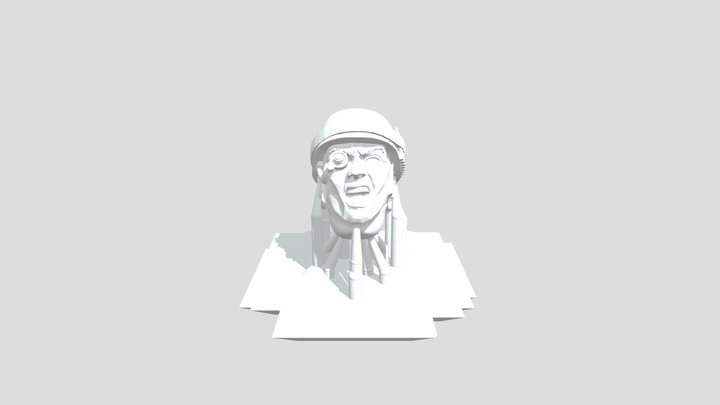 Jungle Fighters Head Bits Commandos Set X5 3D Model