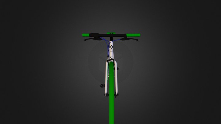 Lady Moustache City L 3D Model