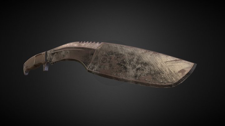 Kukri Knife 3D Model
