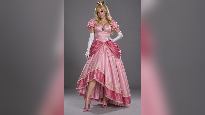 Princess Peach (Mario) Realistic 3D Model