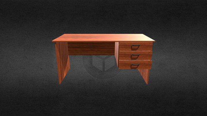 Desk 3D Model