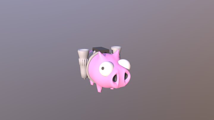 Piggly Rocket Pack. 3D Model