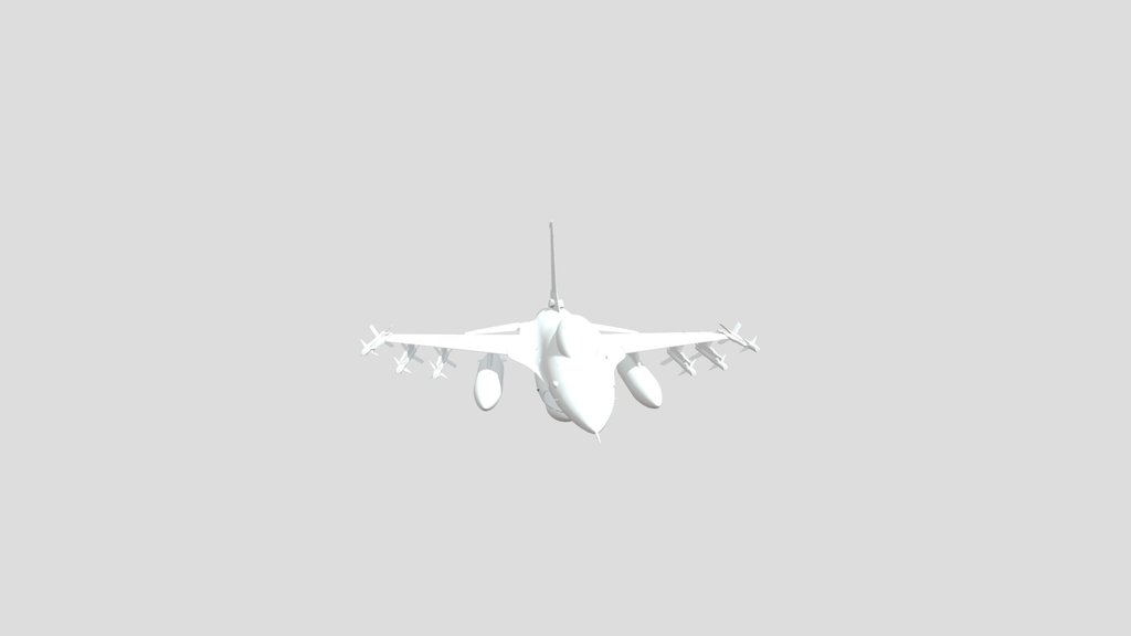 F-16A Netz Mesh.GLB