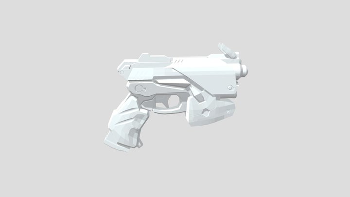 Dva Pistol 3D Model
