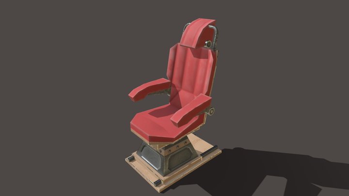 Warmup model - Control chair 3D Model