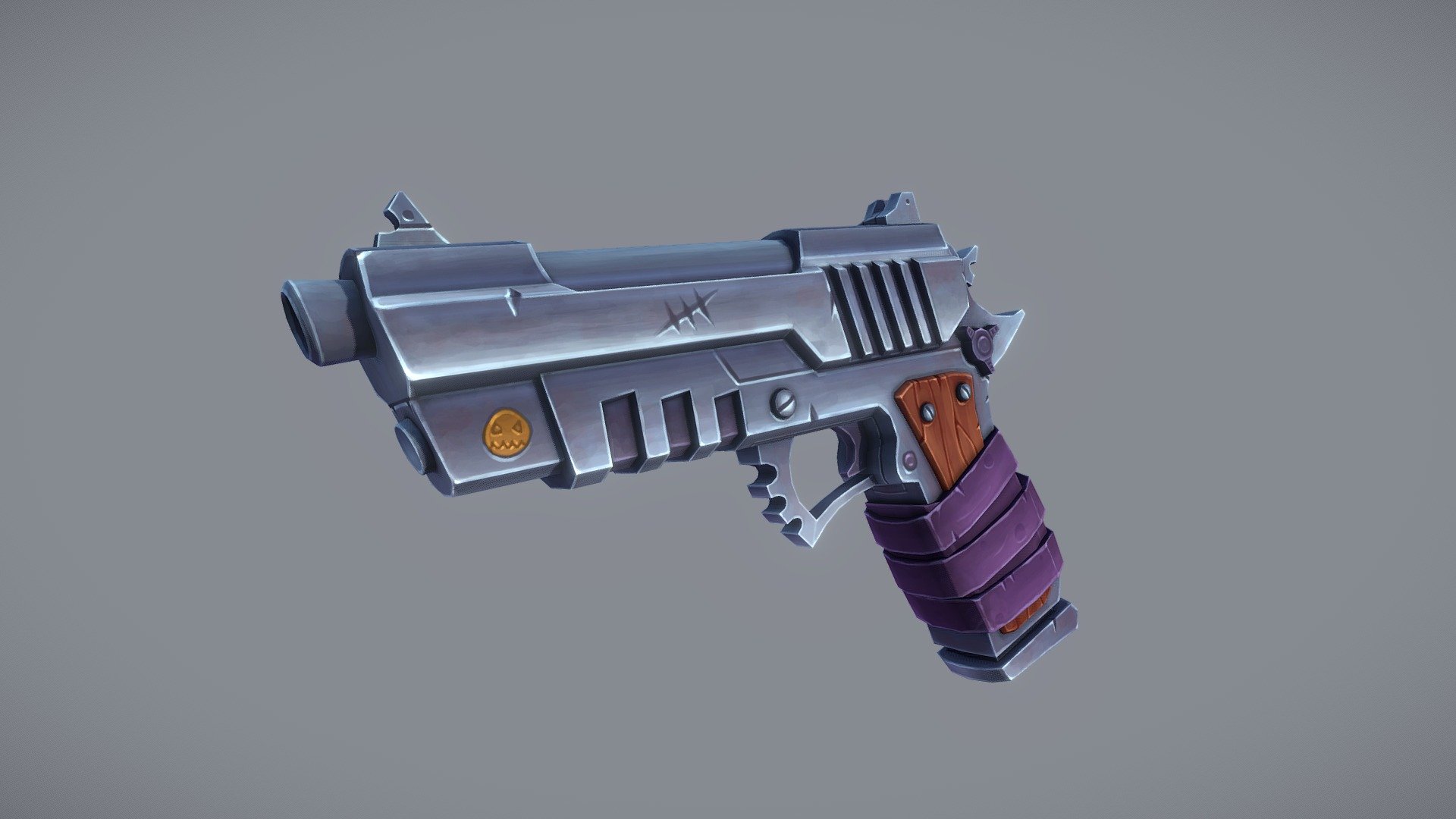 Stylized Pistol - 3D model by ZugZug Art (@zugzug) [c28ad5b] - Sketchfab