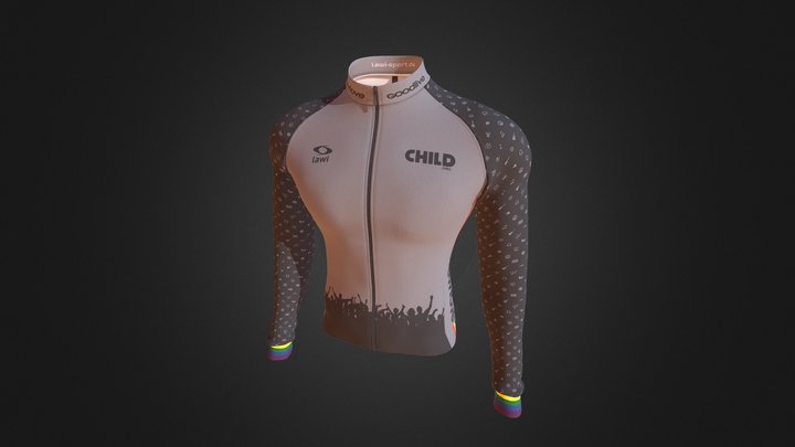 Cycling Trikot Goodlive 3D Model