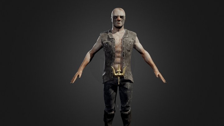 Dead Rising Style Indian Metalhead 3D Model