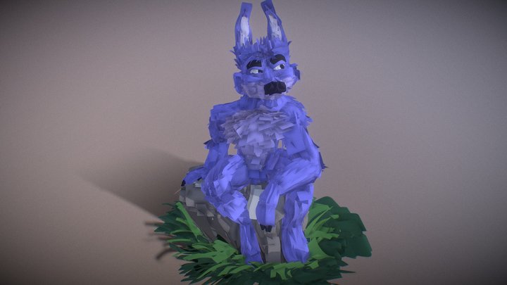 VR Blue. 3D Model