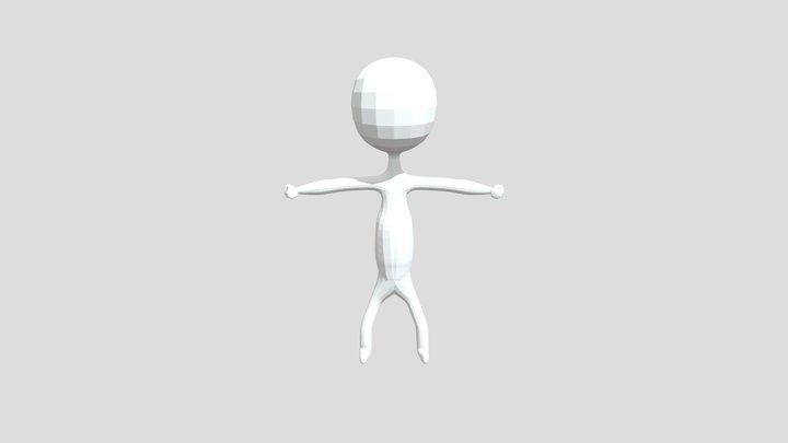 animation B2 3D Model