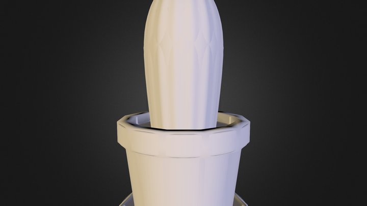LowPolyCactus 3D Model