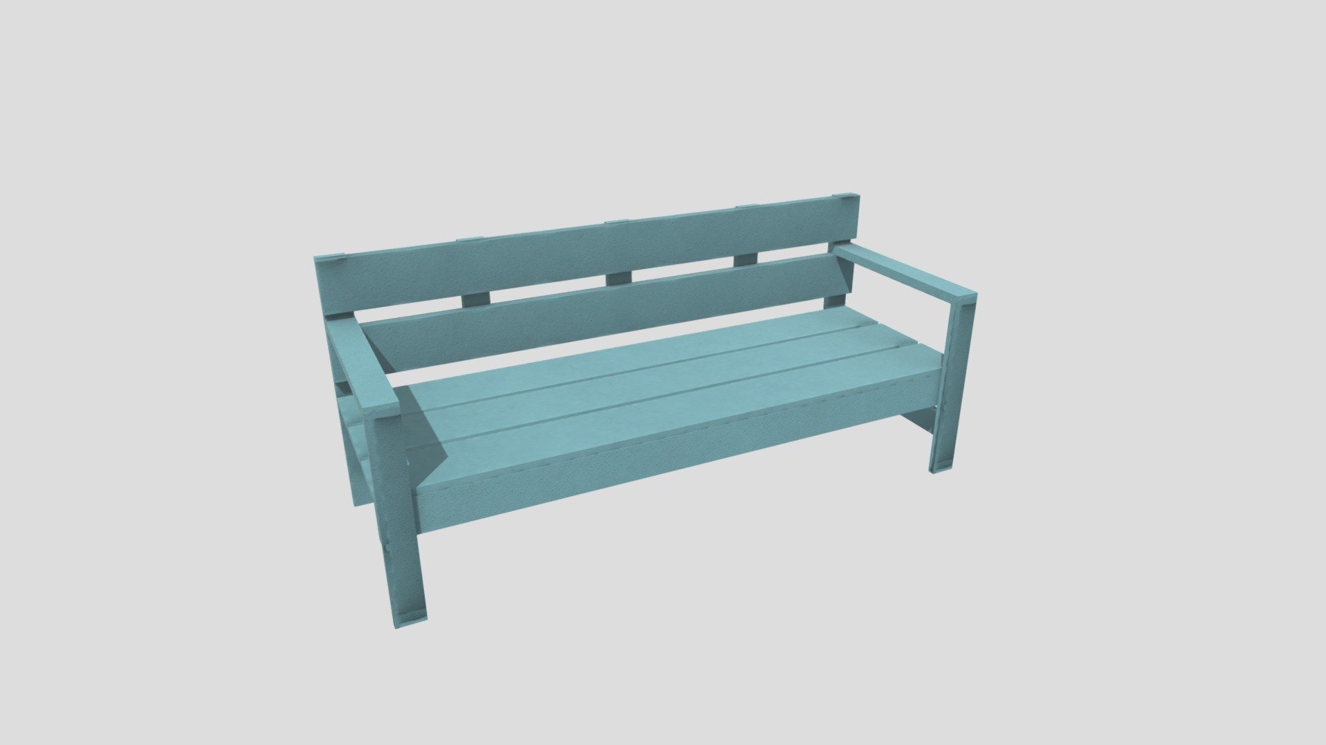 Outdoor Bench_5 - Buy Royalty Free 3D model by rebuilderai ...