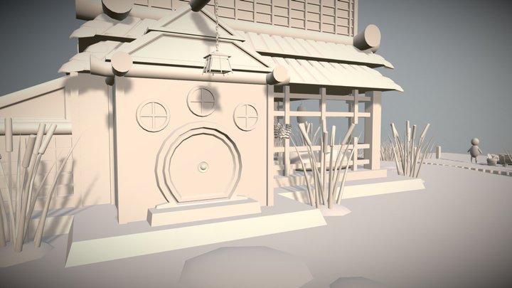 W.I.P. _ Kotya House 3D Model
