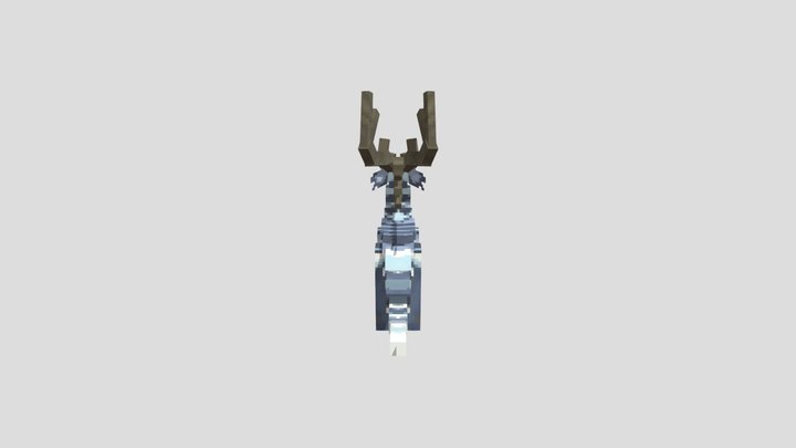 Minecraft Style Kiridian 3D Model