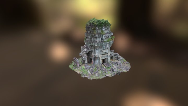North Gopura, Preah Kahn of Kampong Svay 3D Model
