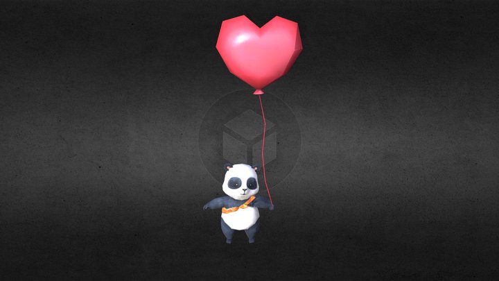 Mosiang_Panda_JazzDance_1 3D Model