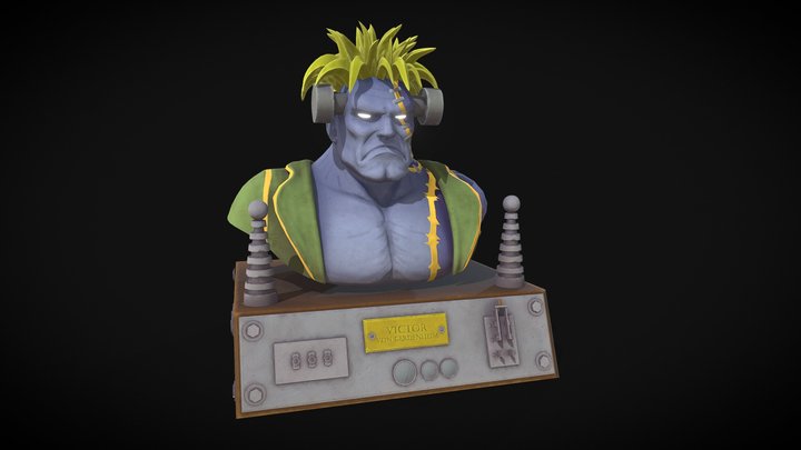 Victor Bust (Darkstalkers) 3D Model