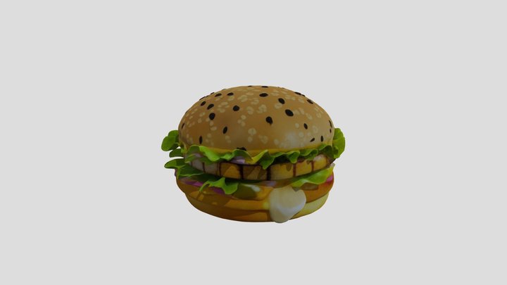 Burger 3D Model