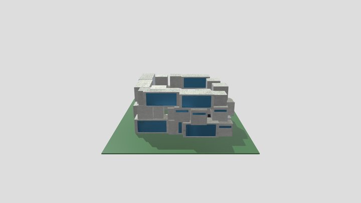 habitat 67 3D Model