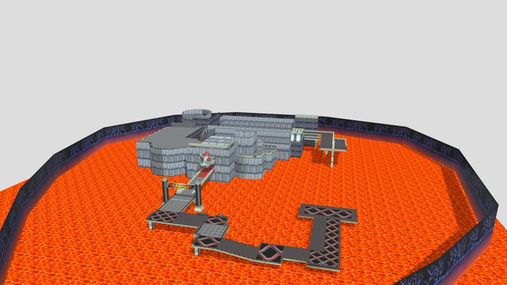 Bowser Castle 3D Model