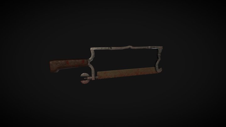 Old bone saw 3D Model