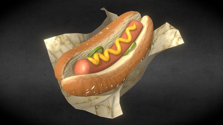 hot dog 3D Model