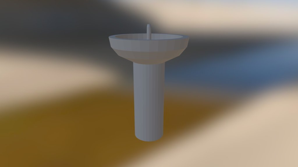 Low Poly Fountain