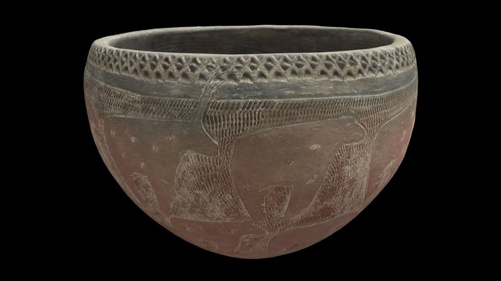Nubian Pot  E23452 3D Model
