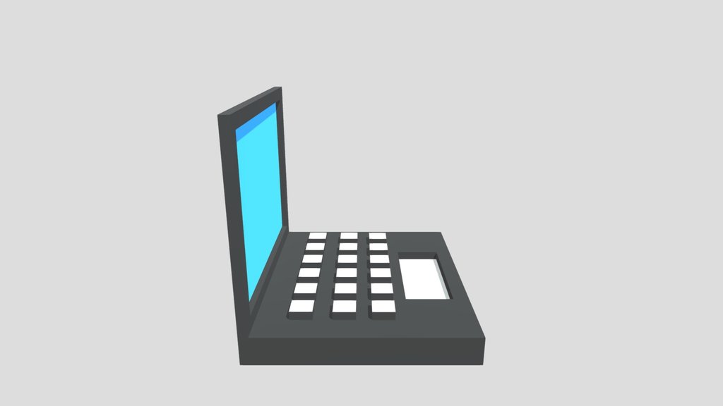 Laptop Low Poly
