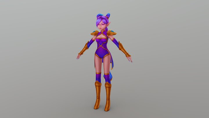Character_Mage 3D Model