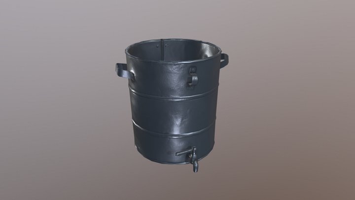 Tank_LowPoly 3D Model