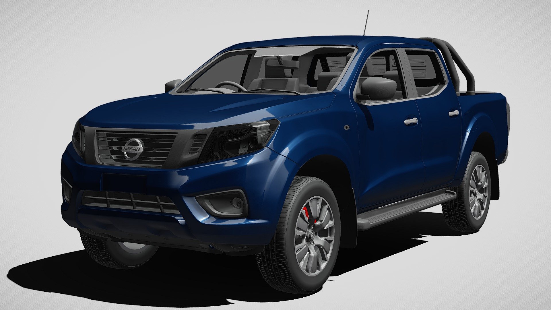 Nissan Navara Tekna DoubleCab UK-spec 2020 - Buy Royalty Free 3D Model ...