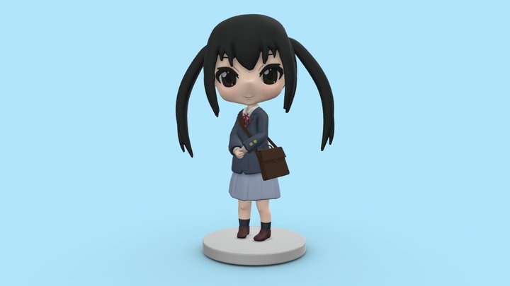 K-On! clubroom 3D walkthrough - Blender 