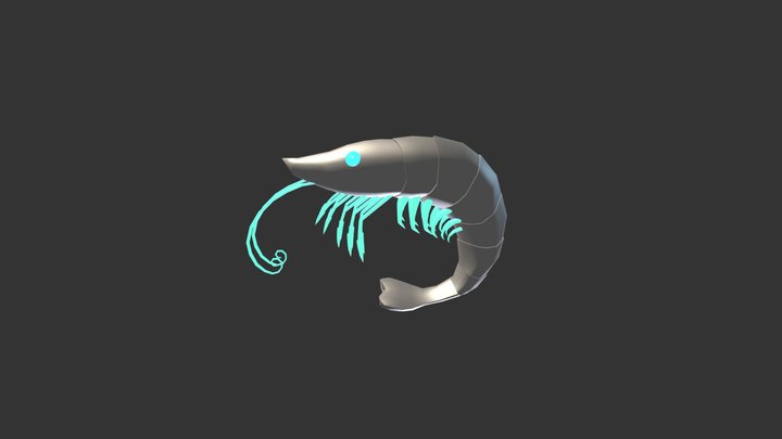 Shrimp Boss 3D Model