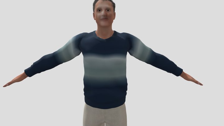 Pakistan Prime Minister Shahbaz Shareef 3D Model