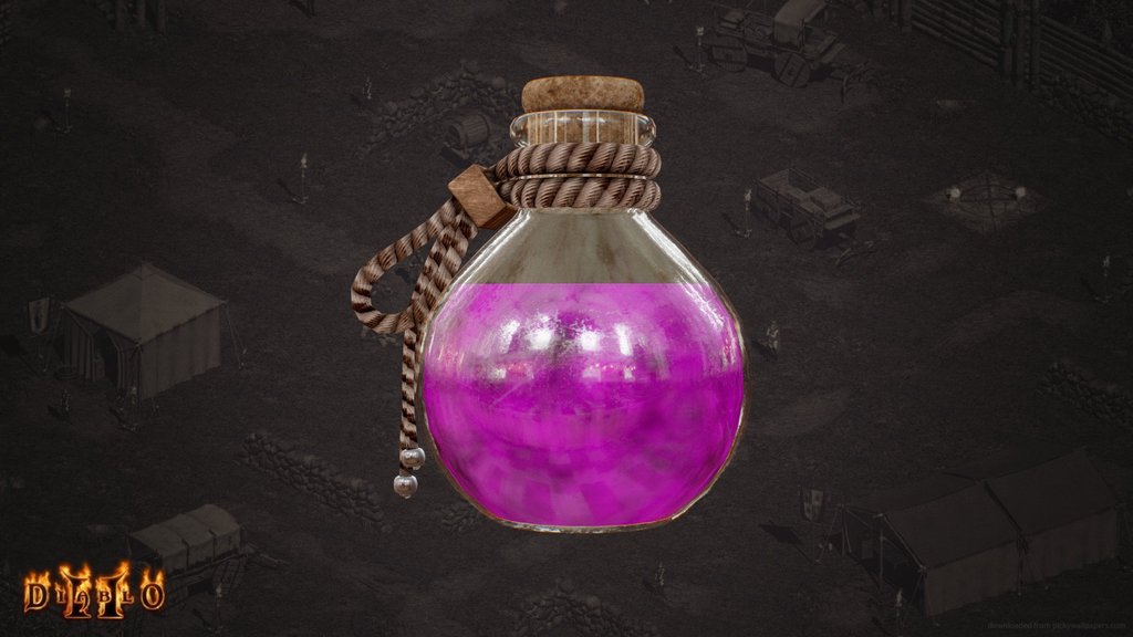 Full Rejuvernation Potion - [ Diablo II ]