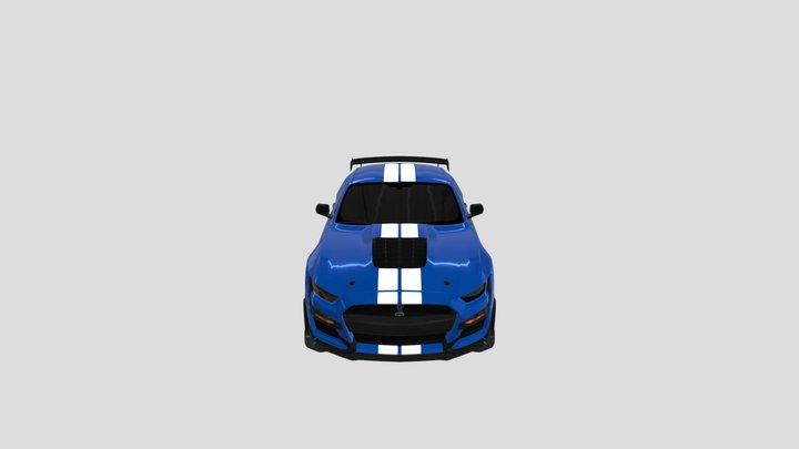 Ford Mustang Shelby GT500 2022 3D Model
