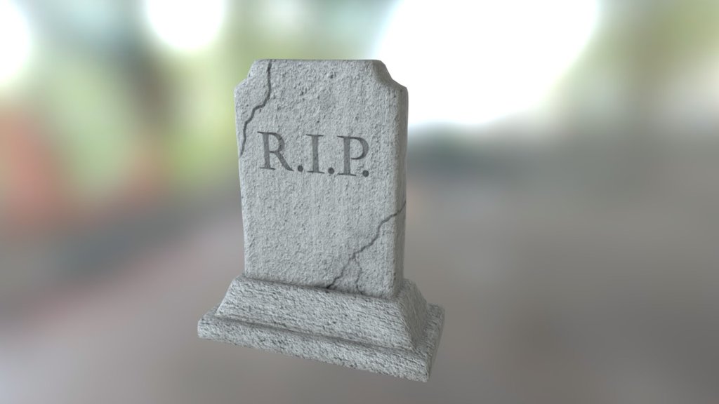 Tombstone Rectangle Shape - 3D model by Rocz3D [c296158] - Sketchfab