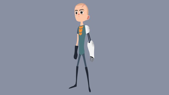 GrabBoy 3D Model