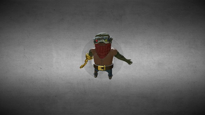 CT6035- Character Development- Goblin Pirate 3D Model