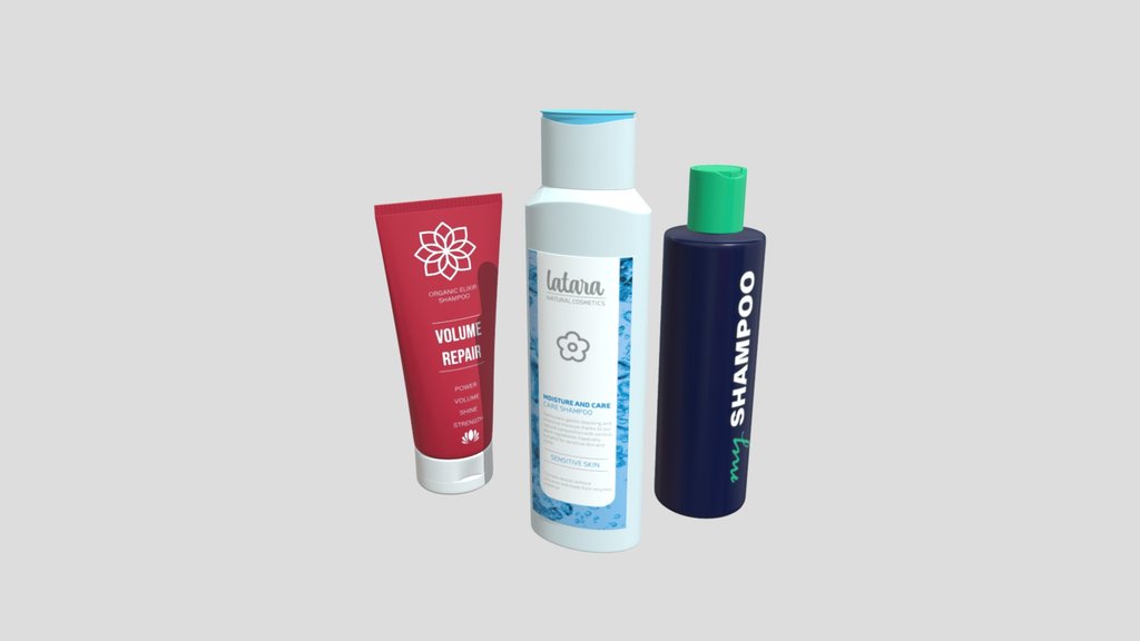 Bathroom Shampoo Bottle Set